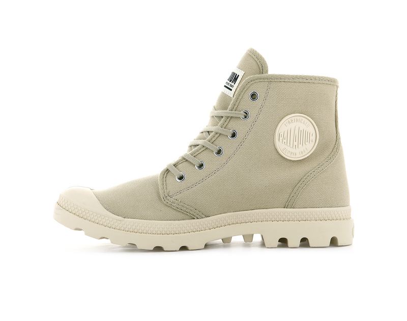 Beige Kids' Palladium Pampa Hi Originale Boots | 3189TAWSF