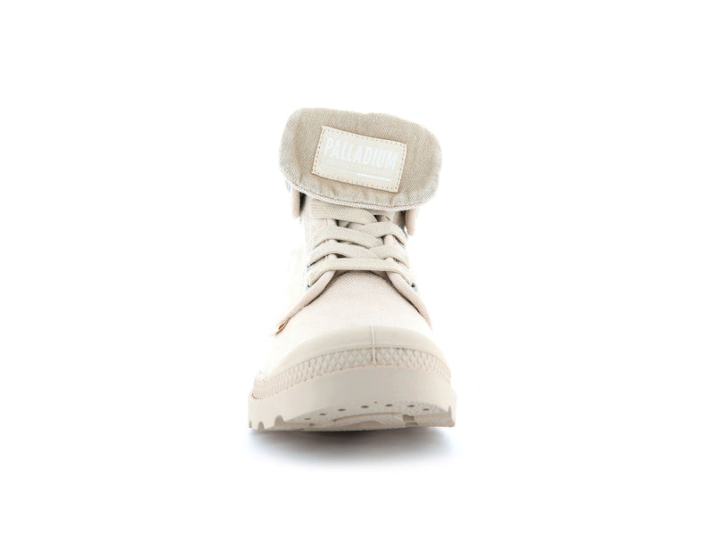 Beige Men's Palladium Baggy Boots | 4873NXPEM