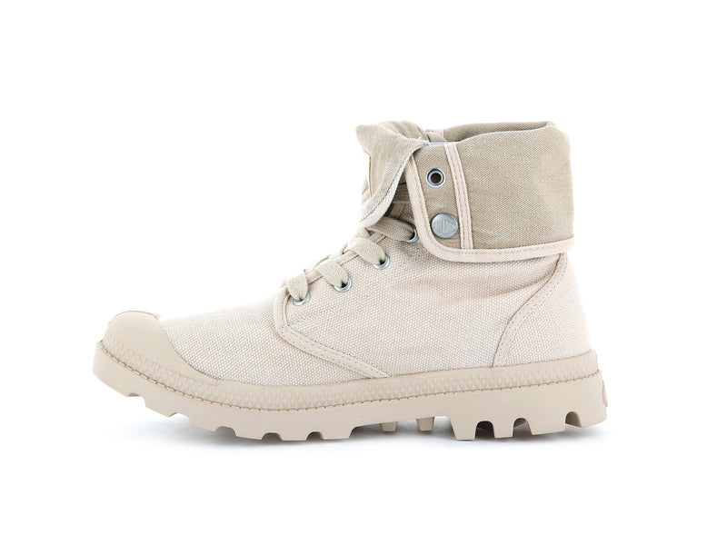 Beige Men's Palladium Baggy Boots | 4873NXPEM