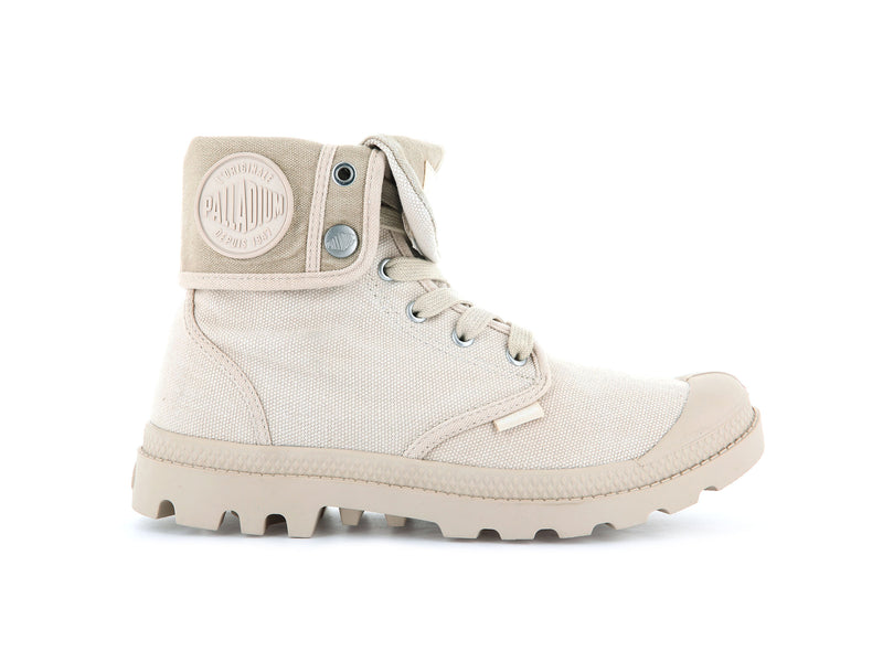 Beige Men\'s Palladium Baggy Boots | 4873NXPEM