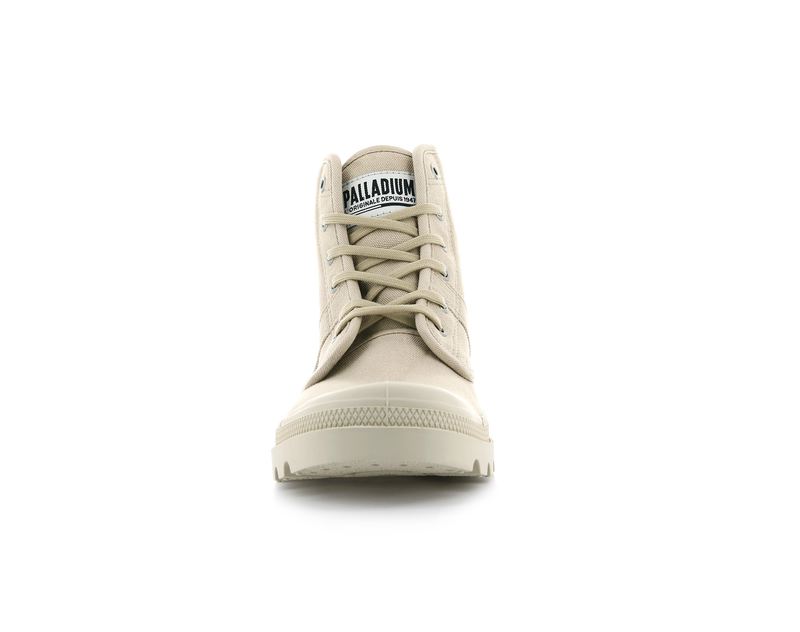 Beige Men's Palladium Pallabrousse Legion High Tops | 1250ZJXDA