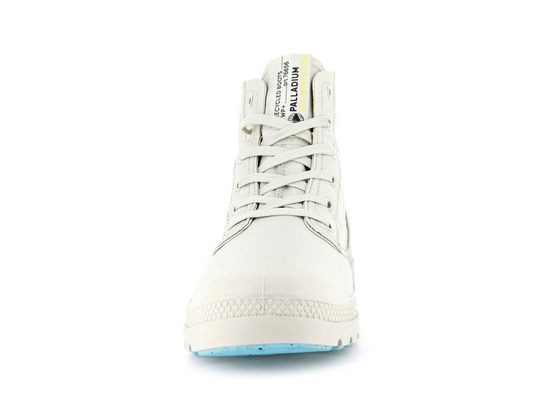 Beige Men's Palladium Pampa Lite+ Recycle Wp+ High Tops | 7054EDFJV