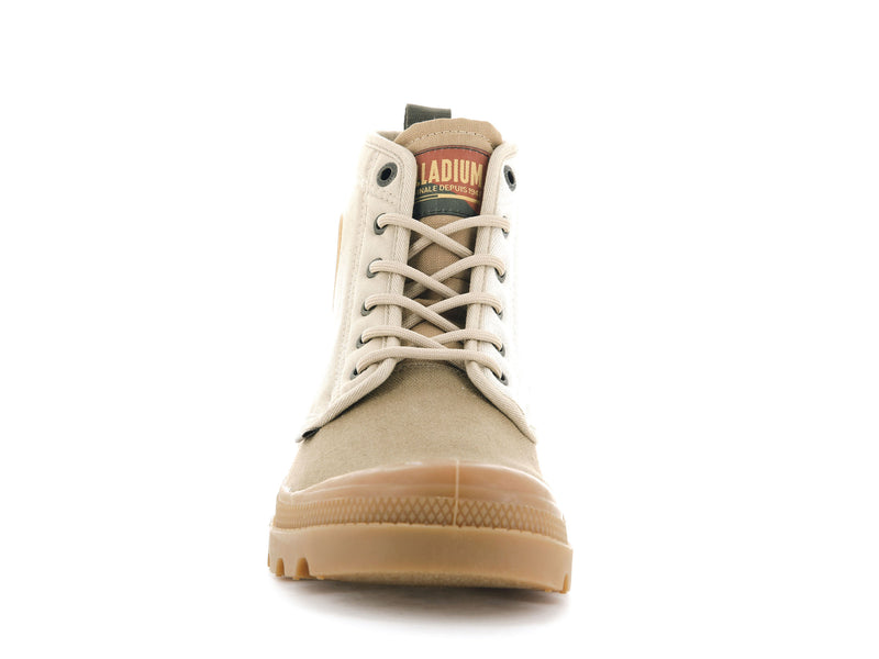 Beige Men's Palladium Pampa Shade 75th High Tops | 7410EWGVR