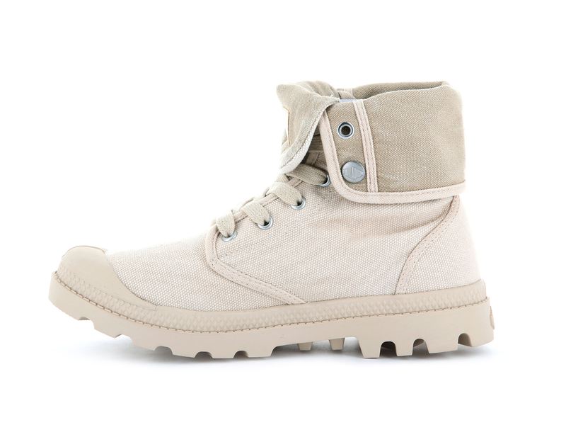 Beige Women's Palladium Baggy Boots | 6798GUYKX