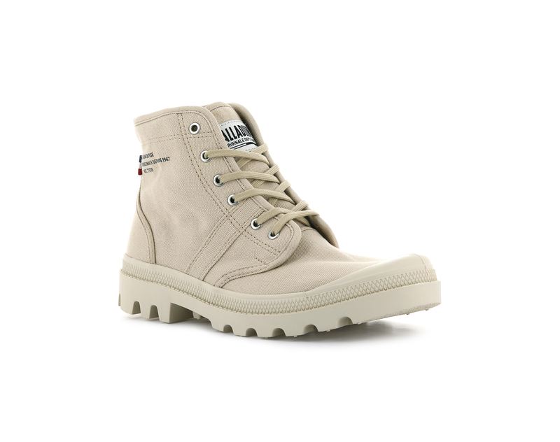 Beige Women's Palladium Pallabrousse Legion Boots | 1925VXCKP