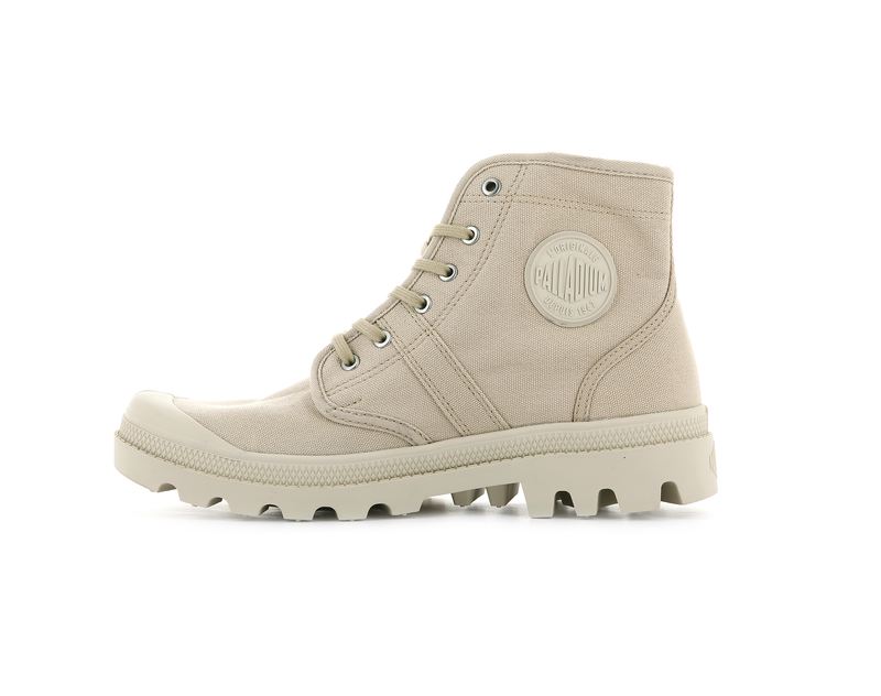 Beige Women's Palladium Pallabrousse Legion Boots | 1925VXCKP