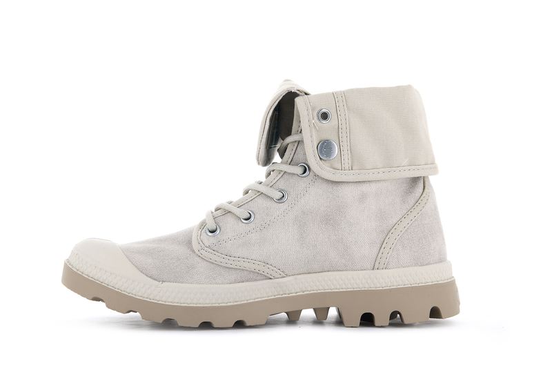 Beige Women's Palladium Pampa Baggy Wax Boots | 4967COWDA