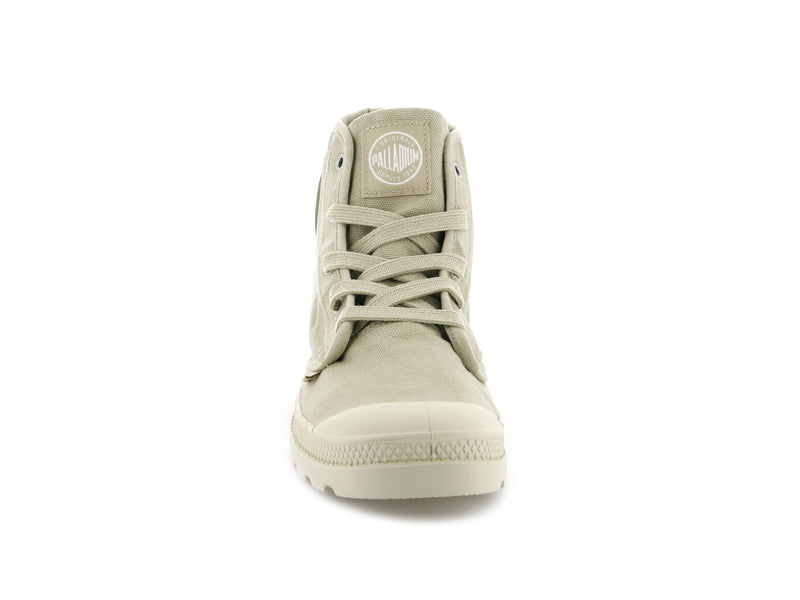 Beige Women's Palladium Pampa Hi Boots | 0347MWKNZ