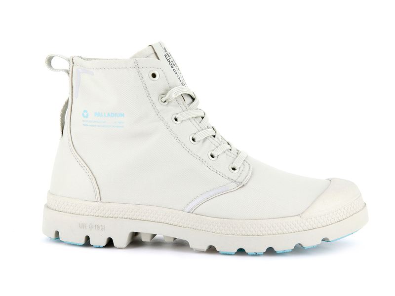 Beige Women\'s Palladium Pampa Lite+ Recycle Wp+ High Tops | 6293UBIZP