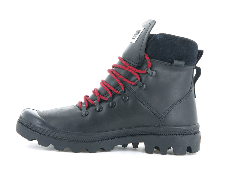 Black Kids' Palladium Legion Hiker High Tops | 2094NMHKY