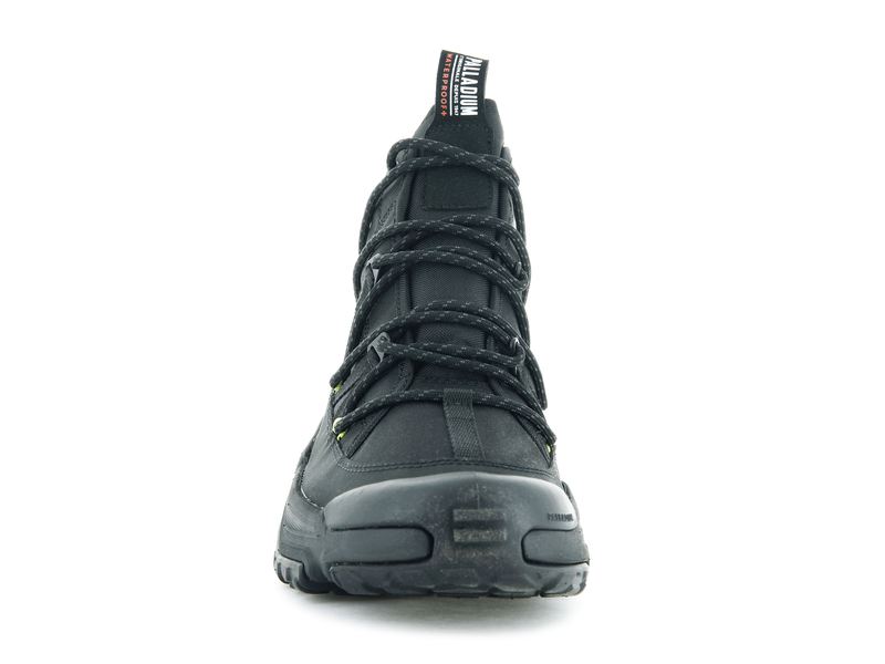 Black Kids' Palladium Off-Grid Cross Wp+ High Tops | 8165BSQAH