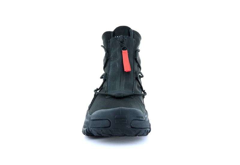 Black Kids' Palladium Off-Grid Hi Zip Waterproof + Low Tops | 1508YEXPQ