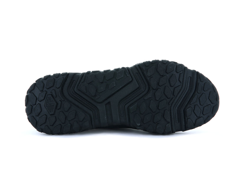 Black Kids' Palladium Off-Grid Lo Adventure Low Tops | 5974FAPCN