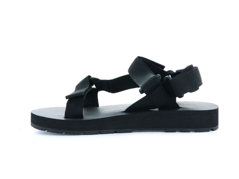 Black Kids' Palladium Outdoorsy Urbanity Sandals | 1089WDHRI