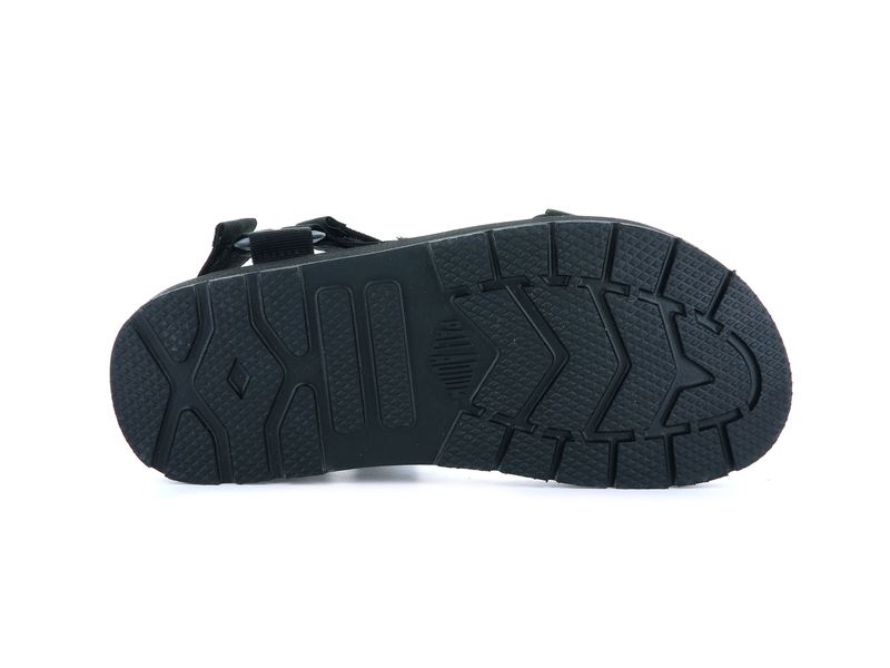 Black Kids' Palladium Outdoorsy Urbanity Sandals | 1089WDHRI