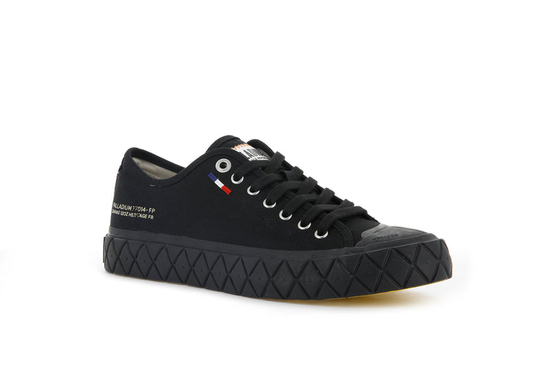 Black Kids' Palladium Palla Ace Canvas Low Tops | 9754WFZGL