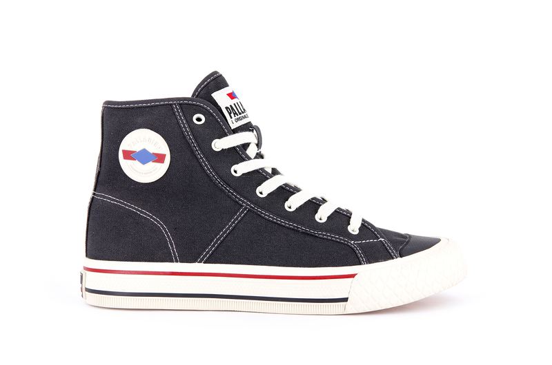 Black Kids\' Palladium Palla Louvel High Tops | 7954LAJWH