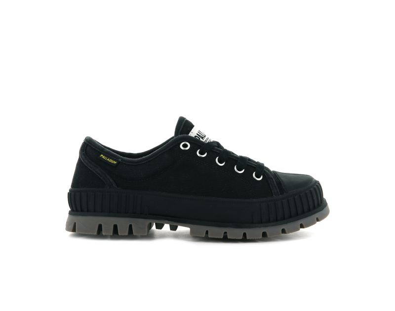 Black Kids\' Palladium Pallashock Og Low Tops | 1325XWSQY