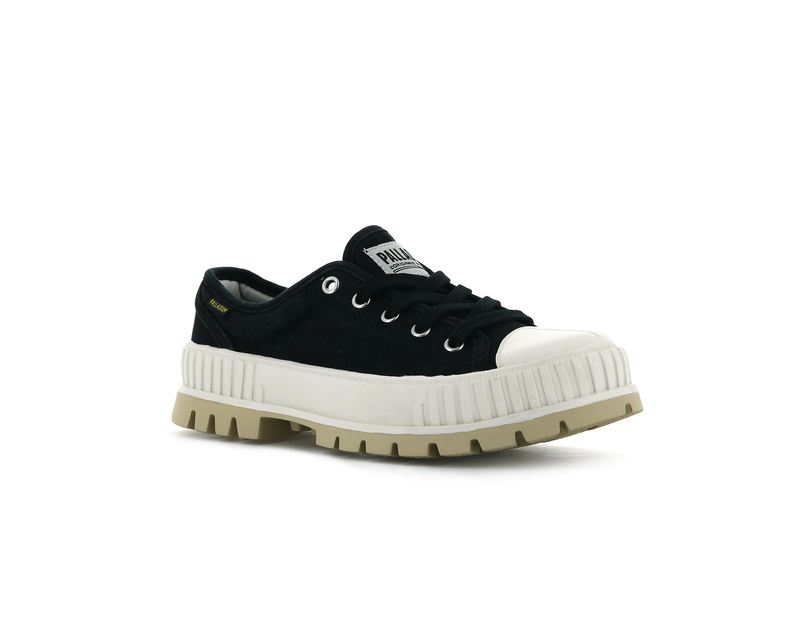 Black Kids' Palladium Pallashock Og Low Tops | 7936SVDXF