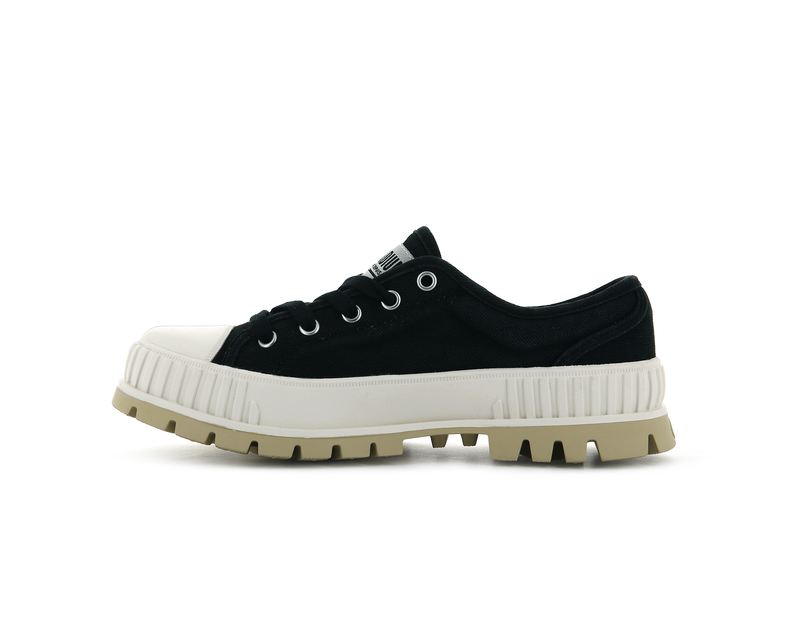 Black Kids' Palladium Pallashock Og Low Tops | 7936SVDXF