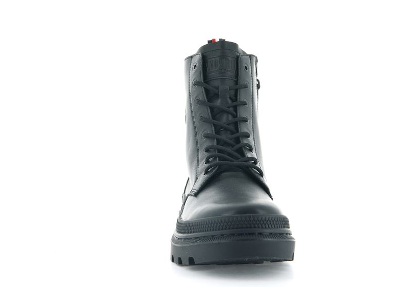 Black Kids' Palladium Pallatrooper Off-2 Boots | 0872WUNIF