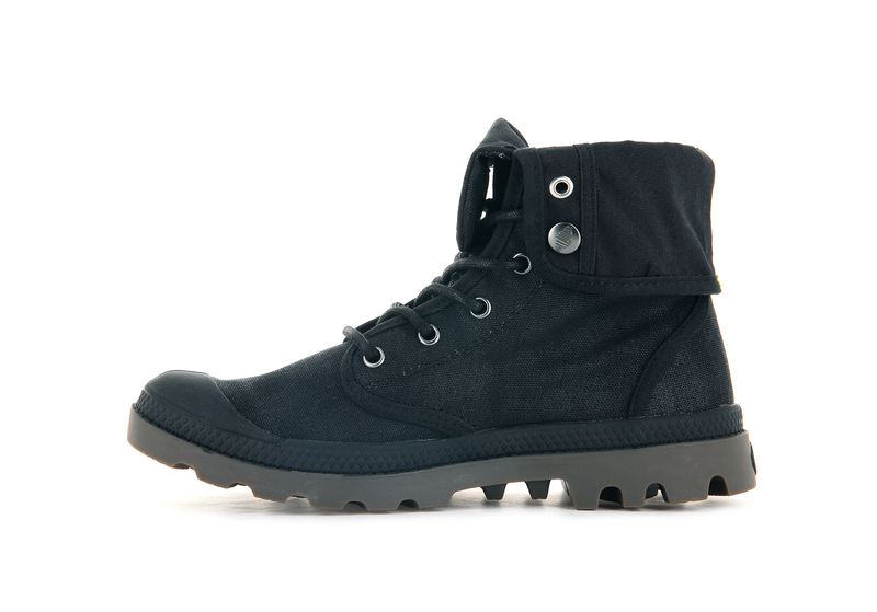 Black Kids' Palladium Pampa Baggy Wax Boots | 2483QBYIE