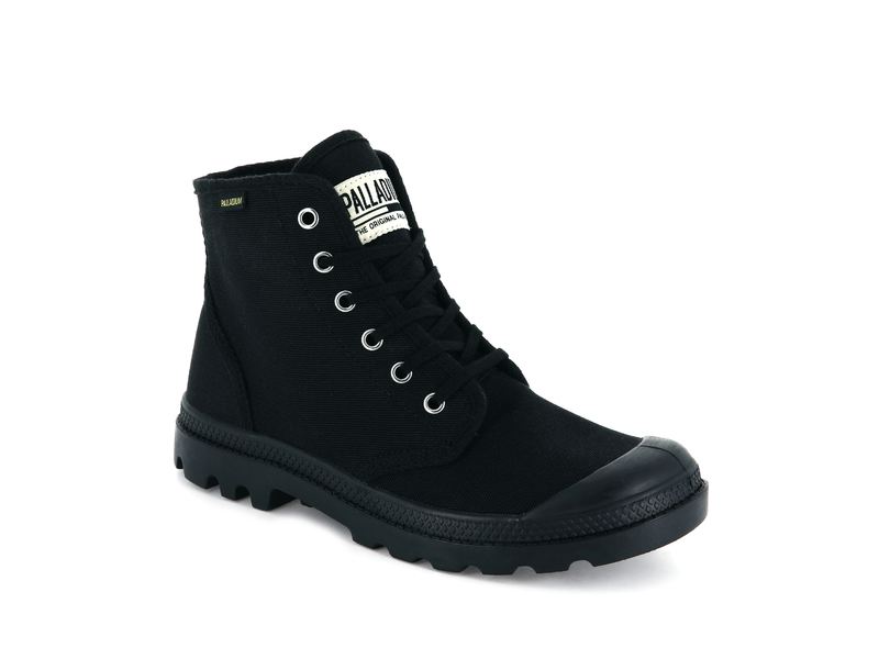 Black Kids' Palladium Pampa Hi Originale Boots | 5102RVZNS