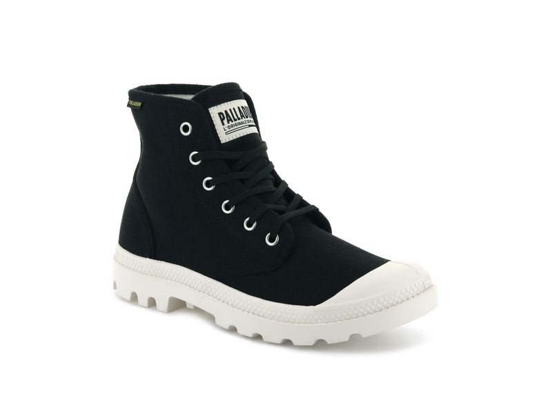 Black Kids' Palladium Pampa Hi Originale Boots | 9167QIXTN