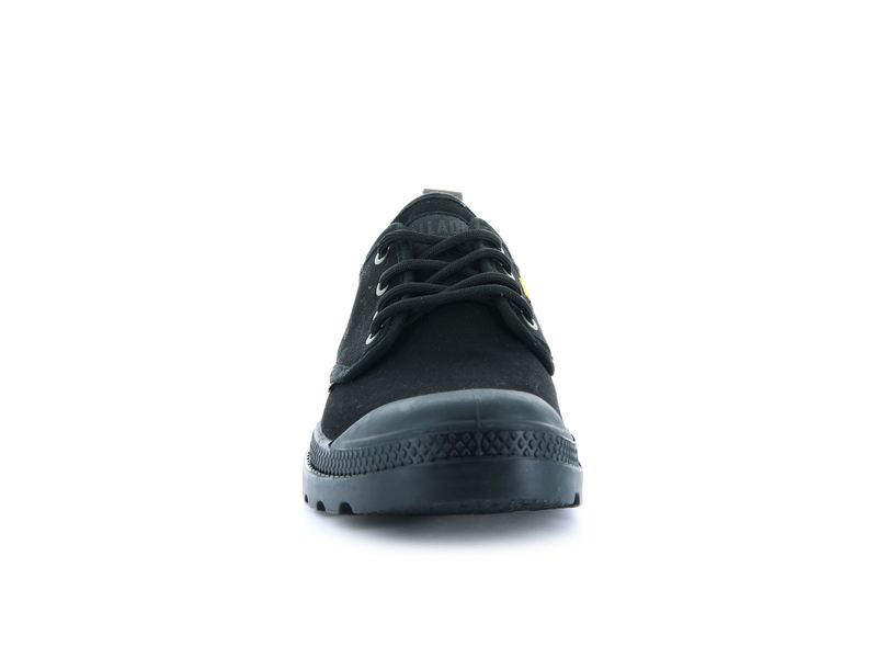 Black Kids' Palladium Pampa Oxford Heritage Supply Low Tops | 7082CHYNR