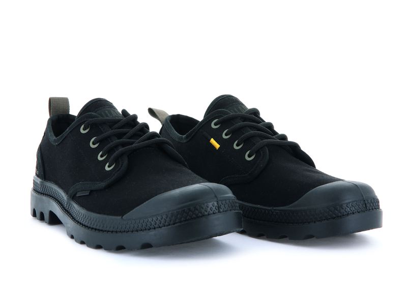 Black Kids' Palladium Pampa Oxford Heritage Supply Low Tops | 7082CHYNR