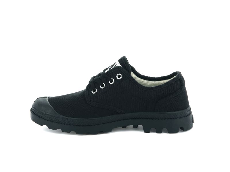 Black Kids' Palladium Pampa Oxford Originale Low Tops | 4681OIRHQ