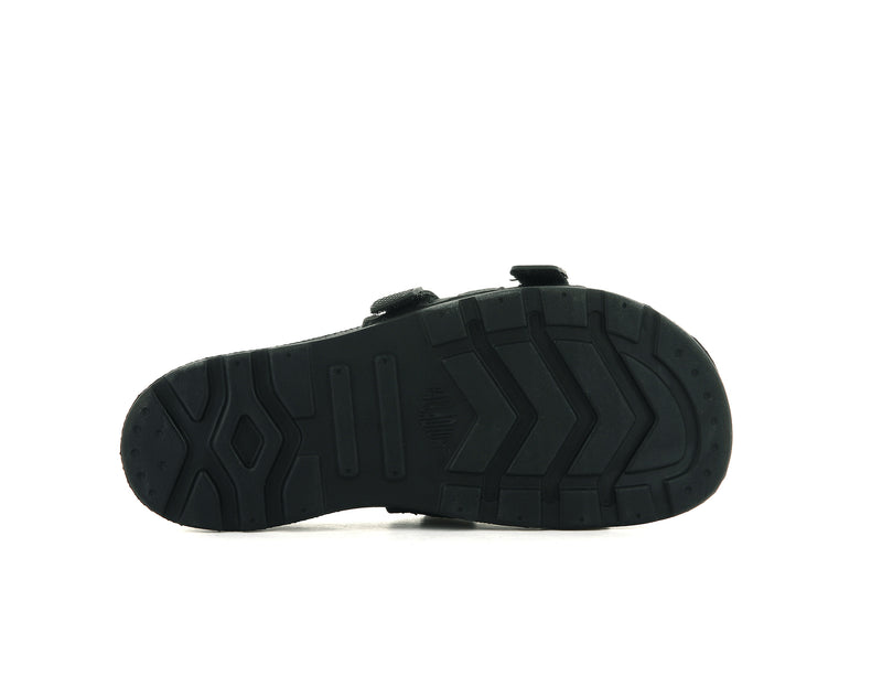 Black Kids' Palladium Solea Slides | 7521HQSEB