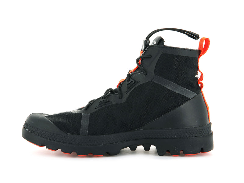 Black Kids' Palladium Travel Lite+ Adventure Boots | 0832GNTYO