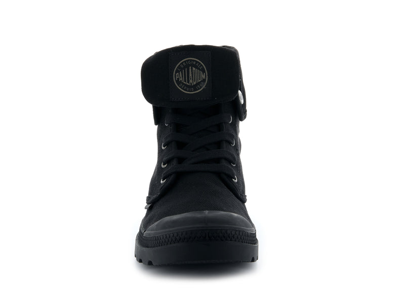 Black Men's Palladium Baggy Boots | 3619GEVAT