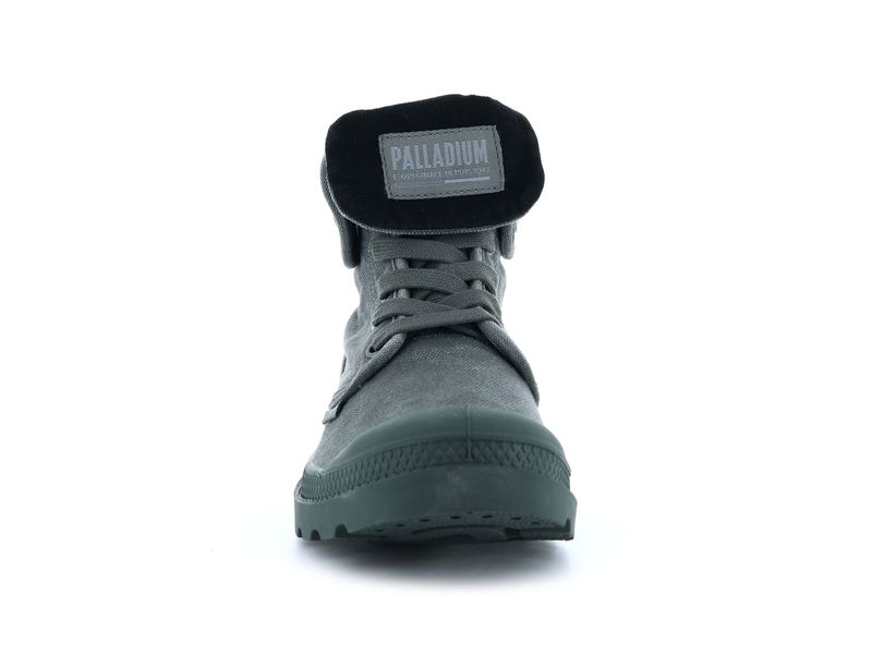 Black Men's Palladium Baggy Boots | 8321KUOCP