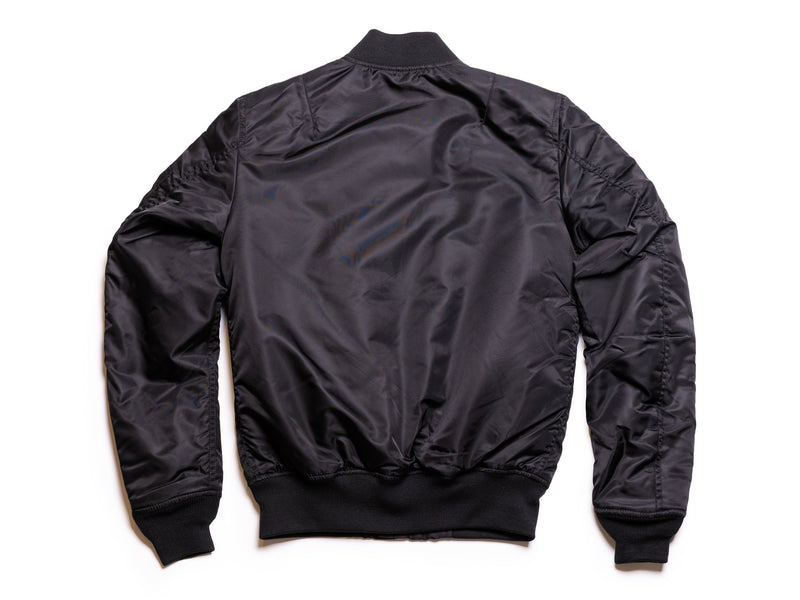 Black Men's Palladium City Flight Jackets | 0679OUZWM