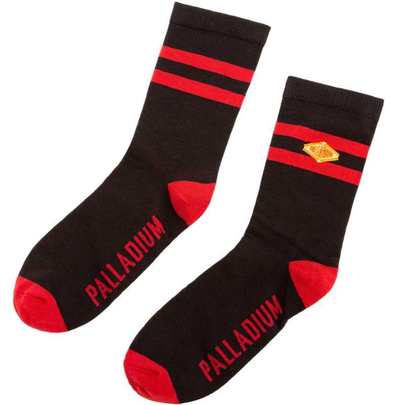 Black Men\'s Palladium Cny Hi Socks | 8653RJSZL