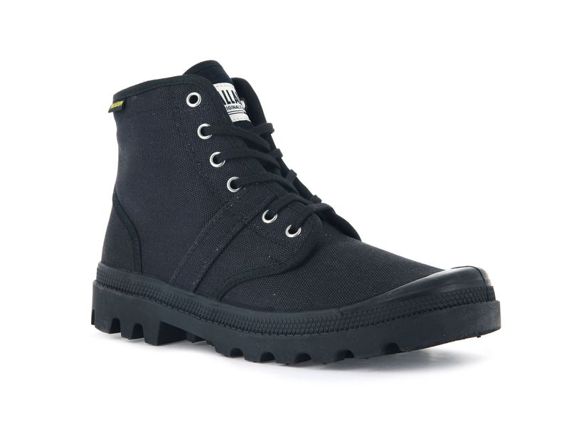 Black Men's Palladium Pallabrousse Boots | 4391HPMCA