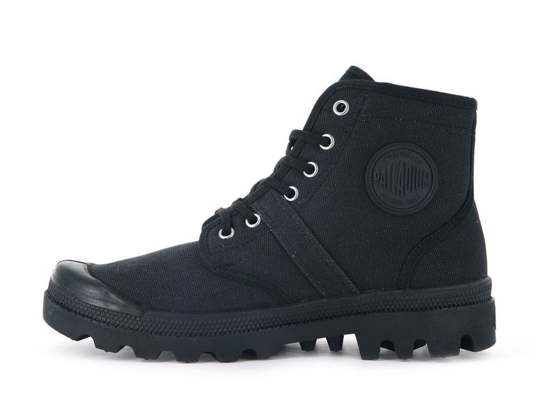 Black Men's Palladium Pallabrousse Boots | 4391HPMCA