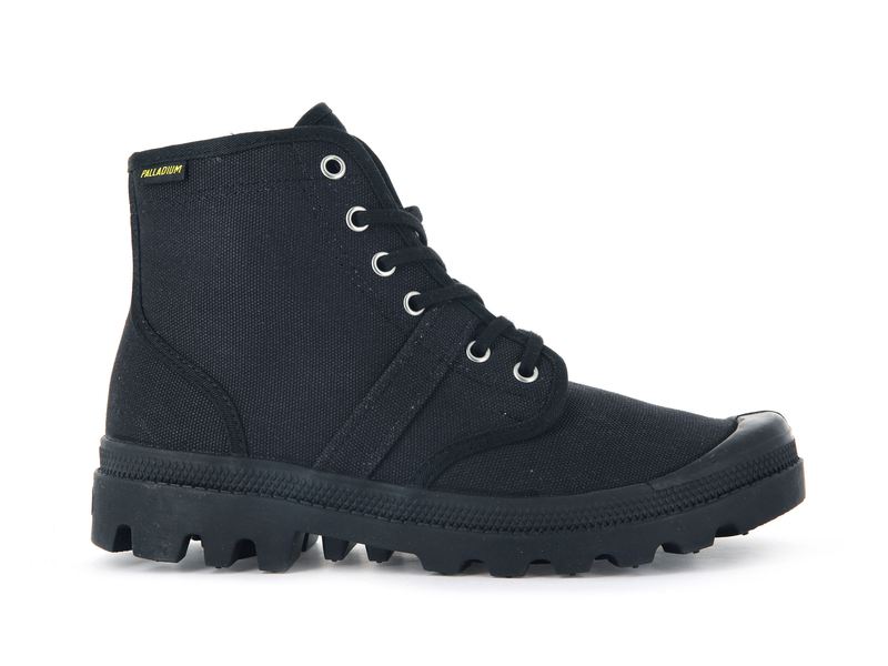 Black Men\'s Palladium Pallabrousse Boots | 4391HPMCA