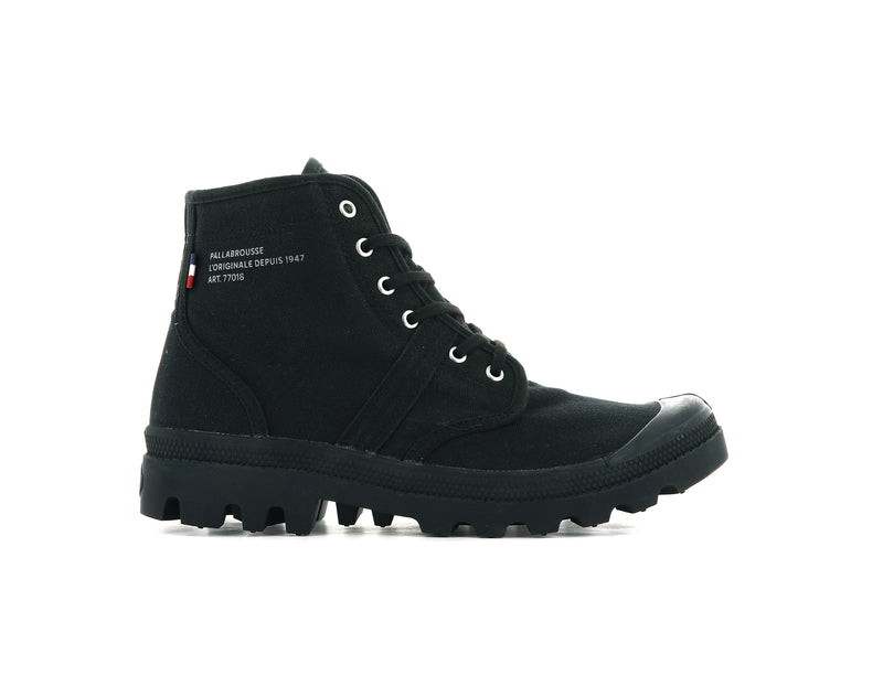 Black Men\'s Palladium Pallabrousse Legion Boots | 1358XEQHR