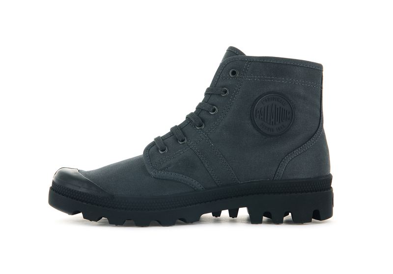 Black Men's Palladium Pallabrousse Legion Wax Boots | 4672ZBQJS