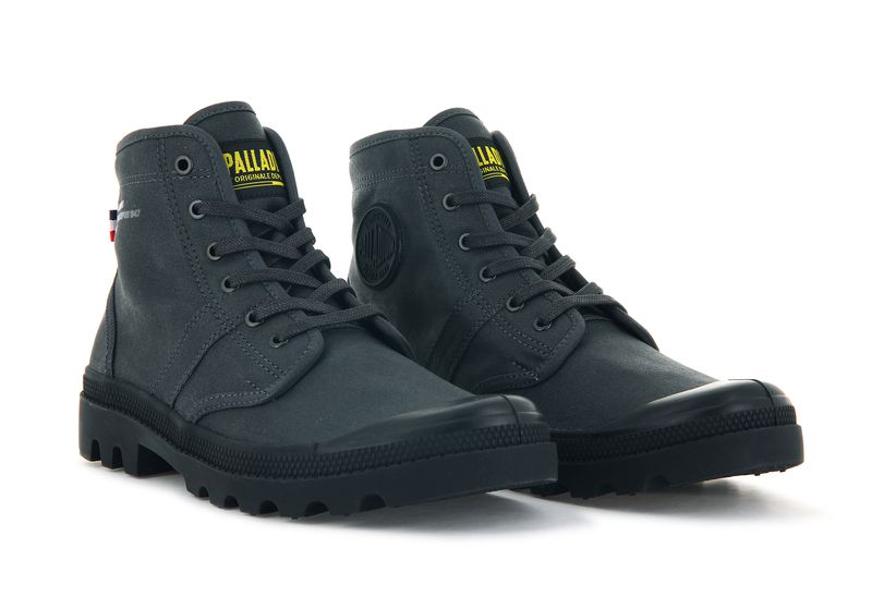 Black Men's Palladium Pallabrousse Legion Wax Boots | 4672ZBQJS