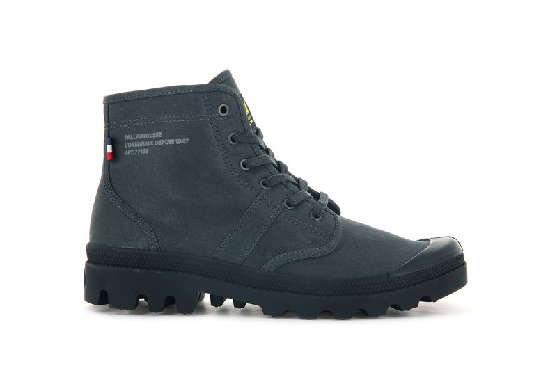 Black Men\'s Palladium Pallabrousse Legion Wax Boots | 4672ZBQJS