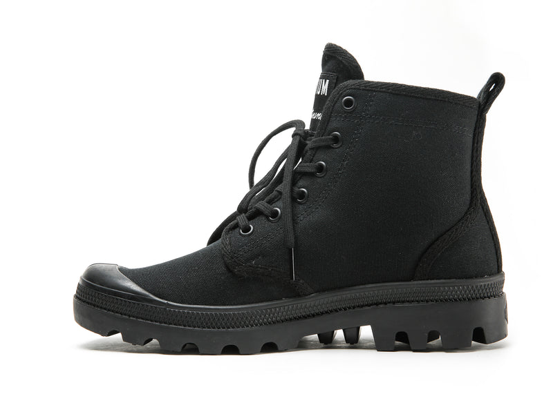 Black Men's Palladium Pallabrousse X Kitsune Boots | 3602DSBEY