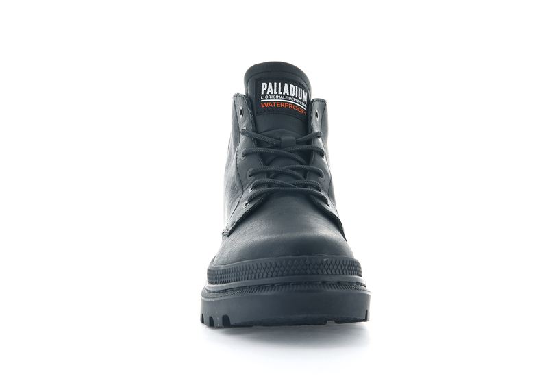 Black Men's Palladium Pallatrooper Hi-2 Boots | 3824VSYCG