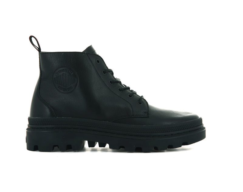 Black Men\'s Palladium Pallatrooper Hi-2 High Tops | 4672XRYEA