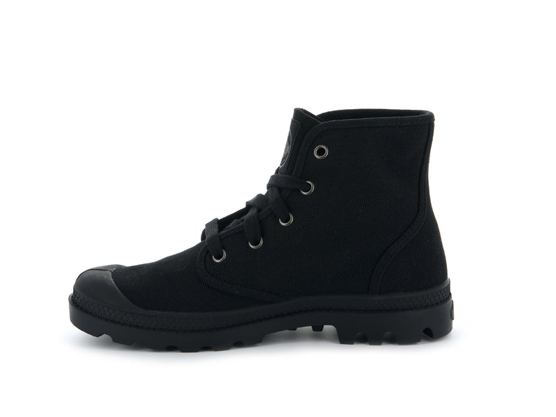 Black Men's Palladium Pampa Hi Boots | 0293JFYMN