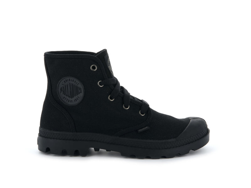 Black Men\'s Palladium Pampa Hi Boots | 0293JFYMN