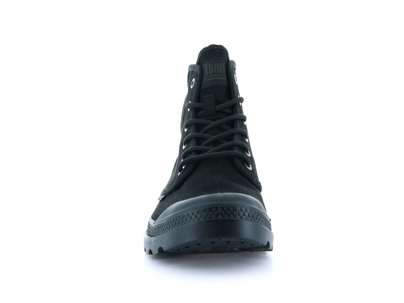 Black Men's Palladium Pampa Hi Htg Supply High Tops | 4821AWDBL